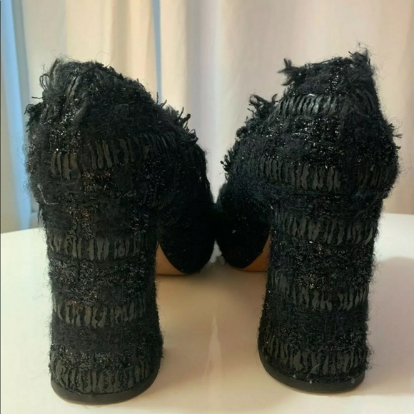 SIMONE ROCHA Tweed Mary Jane Pumps Black size 41 - Picture 8 of 8